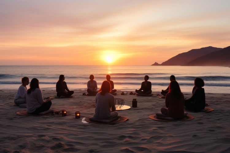 Retiro espiritual de yoga en playa de Ibiza